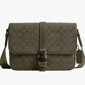 Coach League Messenger Bag Army Green